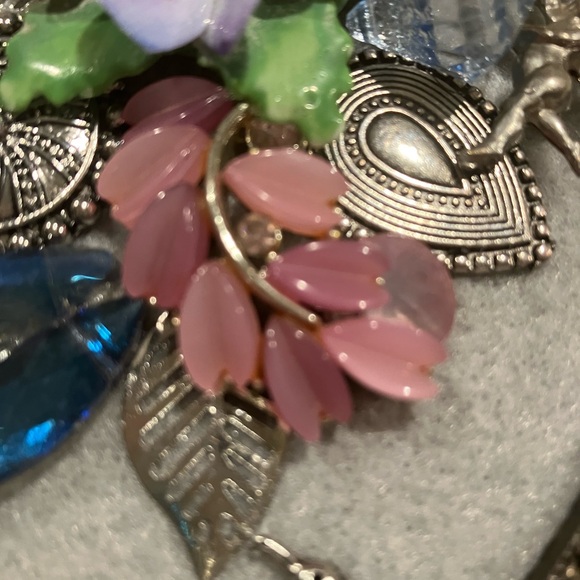 ORIGINAL JEWELRY ART COLLAGE IN GORGEOUS FRAME. UNIQUE HANDMADE GREAT GIFT 🎁 - Picture 7 of 11